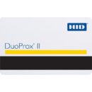 HID 1536LGGMN DuoProx II 1536 Printable Composite Proximity Card, Programmed, Glossy Front and Back, Slot Dots Back, Matching Numbers, No Slot, White