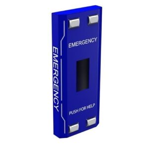 Pedestal Pro 156STA-AXIS-01-ALU Emergency Wall Station, Fits 2N IP Safety by Axis, Customizable, Aluminum, Powder Coated Dynasty Blue