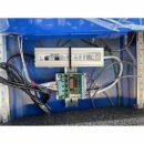 Pedestal Pro 156STA-AXIS-01-ALU Emergency Wall Station, Fits 2N IP Safety by Axis, Customizable, Aluminum, Powder Coated Dynasty Blue