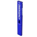 Pedestal Pro 156TOW-EMER-01-304 Emergency Tower J-Hook, Stainless Steel, Powder Coated Dynasty Blue