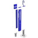Pedestal Pro 156TOW-EMER-02-ALU Emergency Tower 18" Height Extension, Customizable, Aluminum, Powder Coated Dynasty Blue