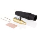 Leviton 16D24-4UE Male Detachable Plug with 2 Setscrews and Precut 4/0