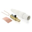 Leviton 16D24-BUW 16 Series Male Plug 1/ 4/0, White, Bulk