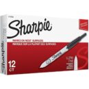 Sharpie 1735790 Retractable Permanent Marker, Extra-Fine Needle Tip, Black