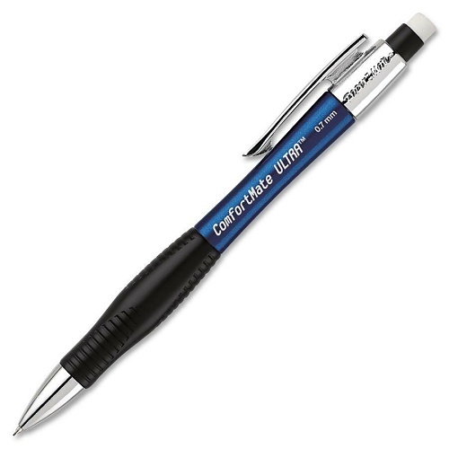 Paper Mate 1738798 Comfortmate Ultra Mechanical Pencil, 0.7mm, Black Lead, Assorted Barrel Colors, Dozen