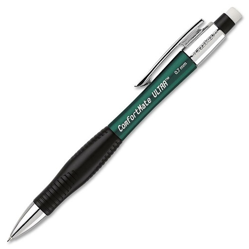 Paper Mate 1738798 Comfortmate Ultra Mechanical Pencil, 0.7mm, Black Lead, Assorted Barrel Colors, Dozen