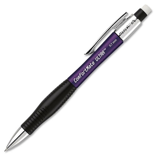 Paper Mate 1738798 Comfortmate Ultra Mechanical Pencil, 0.7mm, Black Lead, Assorted Barrel Colors, Dozen