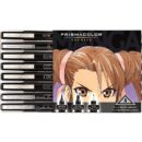 Prismacolor 1759417 Premier Manga Illustration Markers, Assorted Tips, Black and Sepia, 8-Pack