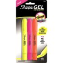 Sharpie 1780475 Gel Stick Highlighter, Bullet Tip, Assorted Colors, 3-Pack