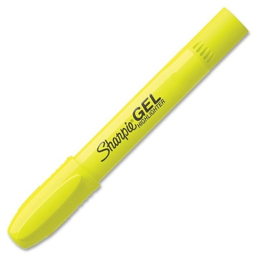 Sharpie 1780478 Gel Highlighter, Fluorescent Yellow