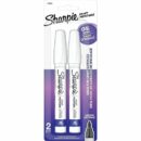 Sharpie 1782041 Oil-Based Paint Markers, Medium Tip, White, 2-Pack