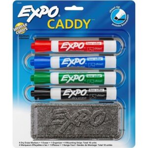 Expo 1785294 Marker, Assorted Set with Low-Odor Chisel Tip, 5-Pieces
