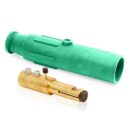 Leviton 17D22-SG 17 Series Male Power Plug, 350-500" Green