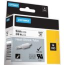 DYMO 18053 Rhino Heat Shrink Tube Label 3/8" 5", Black on White