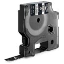 DYMO 1805437 Rhino Black Vinyl Tape, 9mm, White Text