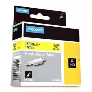 DYMO 18056 Rhino 1/2" Yellow Heat Shrink Tubes
