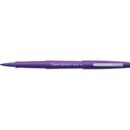 Paper Mate 1806704 Flair Porous-Point Pen Medium Point 0.7 mm Green Barrel, Purple