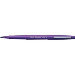 Paper Mate 1806704 Flair Porous-Point Pen Medium Point 0.7 mm Green Barrel, Purple