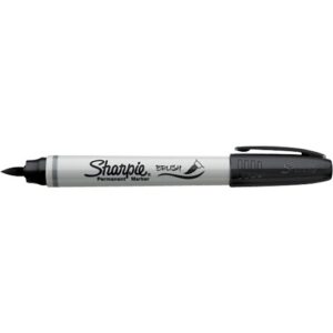 Sharpie 1810705 Brush Tip Permanent Marker, Black