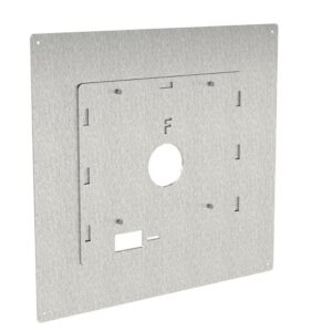 Pedestal Pro 1817PLA-BUT-01-304 18X17 Stainless Retro Plate, ButterflyMX 11.6" Surface Video Intercom