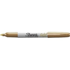 Sharpie 1835559 Metallic Permanent Markers, Gold, Silver, 4-Pack