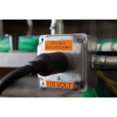 DYMO 18435 Label Maker, Orange Vinyl Label, 1/2" by 18'