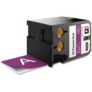 DYMO 1868795 Rhino XTL Series 2" All-Purpose Vinyl Tape, White on Purple