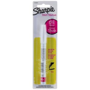 Sharpie 1873937 Fine Point Oil Based Paint Marker, White