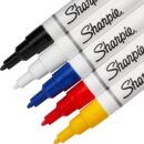 Sharpie 1875050 Medium Tip Metallic Oil Based Paint Marker, Silver