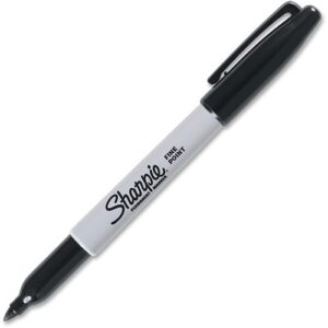 Sharpie 1884739 Fine Tip Permanent Marker Value Pack, Fine Bullet Tip, Black, 36-Pack