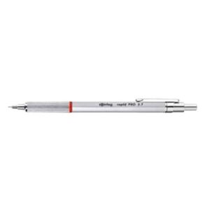 Rotring 1904256 Rapid Pro Mechanical Pencil, 0.70mm, Silver Chrome