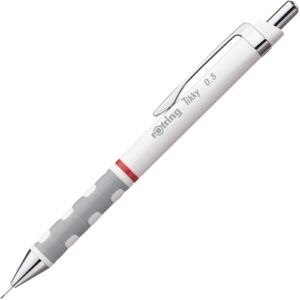 Rotring 1904698 Tikky Mechanical Pencil, 0.5mm, White