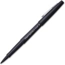 Paper Mate 1921070 Point Guard Flair Felt Tip Porous Point Pen, Stick, Medium 0.7 mm, Black Ink, Black Barrel, 36-Box