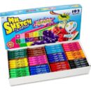 Mr. Sketch 1924063 Washable Markers, Broad Chisel Tip, Assorted Colors, 192-Pack