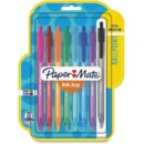 Paper Mate 1945935 InkJoy 100RT Retractable Ballpoint Pens, Medium Point, Assorted Ink, 8 Pack