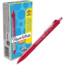 Paper Mate 1951258 InkJoy 300RT Ballpoint Pen, Retractable, Medium 1 mm, Red Ink, Red Barrel, 12-Pack