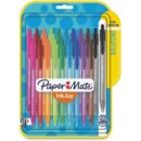 Paper Mate 1951396 InkJoy 100RT Retractable Ballpoint Pens, Medium Point, 1.0mm, Assorted Colors, 20-Pack