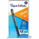 Paper Mate 1951719 InkJoy Retractable Gel Pens, Medium Point, 0.7mm, Black, 12-Pack
