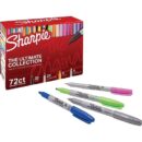 Sharpie 1983254 Permanent Markers Ultimate Collection, Assorted Tips and Colors, 72-Pack