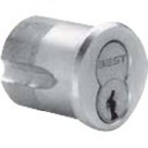 BEST 1E74C4RP3626 Series 7-Pin Mortise Cylinder with SFIC Housing, C4 Cam and Rings, Less Core