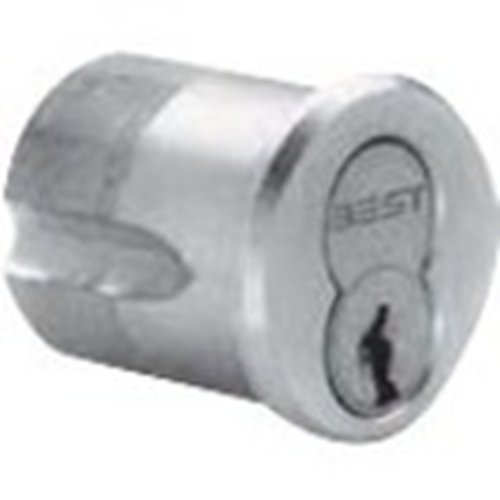 BEST 1E74C4RP3626 Series 7-Pin Mortise Cylinder with SFIC Housing, C4 Cam and Rings, Less Core