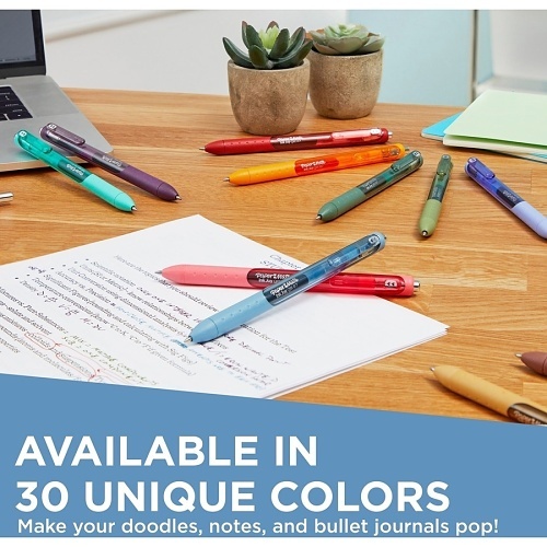 Paper Mate 2003996 InkJoy Retractable Gel Pens, Medium Point, 0.7mm, Black, 36-Pack