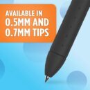 Paper Mate 2023006 InkJoy 600ST Gel Pens, Capped, Medium Point, 0.7mm, BlUE, 12-Pack