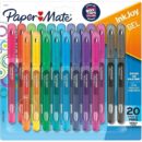 Paper Mate 2023018 InkJoy 600ST Gel Pens, Capped, Medium Point, 0.7mm, Fashion Assorted Colors, 20-Pack