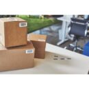 DYMO 2050821 Label Maker, 1" x 2-1/8" White Multi-Purpose Labels, 500 Count, 12-Pack