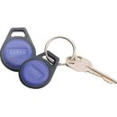 HID 2051PNNMN iCLASS Key II 205x 16K/2 Contactless Smart Key Fob, Programmed iCLASS, Matching iCLASS Numbers, Black with Blue Insert