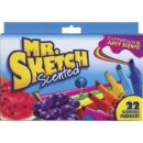 Mr. Sketch 2054594 Scented Watercolor Marker, Broad Chisel Tip, Assorted Colors, 22-Pack