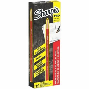 Sharpie 2059 Peel-Off China Markers, Red, 12-Pack