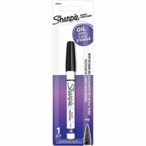 Sharpie 2089210 Oil-Based Paint Markers, Fine Point, Black