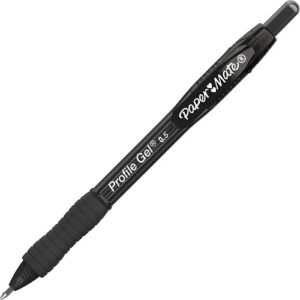 Paper Mate 2095452 Profile Retractable Gel Pens, Fine Point, 0.5mm, Black, 36-Pack